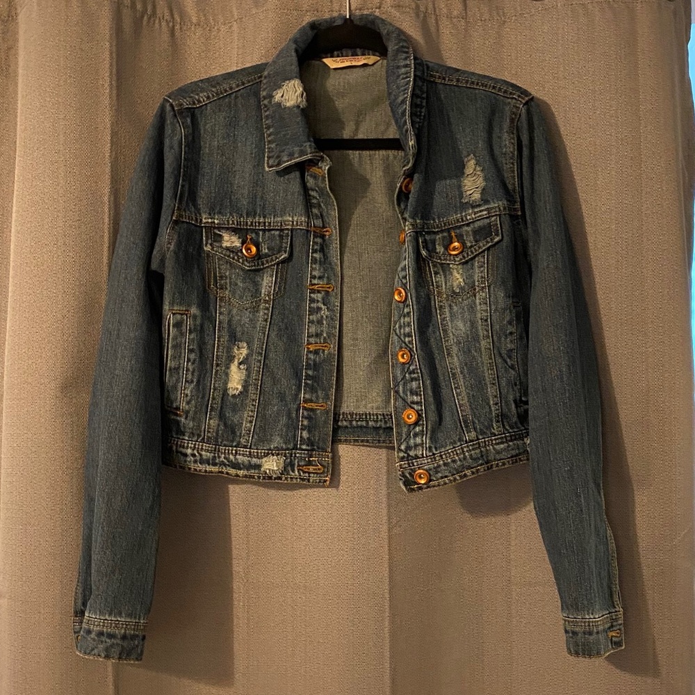 Midi jean jacket